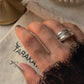 925 Sterling Silver Chunky Twin Hula Dome Band Ring