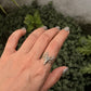 925 Sterling Silver Antler Moonstone Ring
