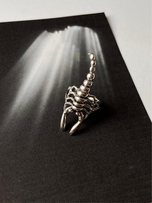 Scorpio Silver Ring