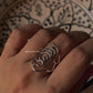 Rose Filigree 925 Sterling Silver Ring