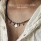 Smokey Quartz 3MM-4MM Faceted Tribal Handcrafted 925 Sterling Silver Boho Necklace