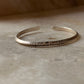 925 Sterling Silver Antique Hill Tribe Karen Drift Soul Handcrafted Adjustable Kada