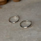 925 Sterling Silver V Tribal Engraved ii Toe Ring