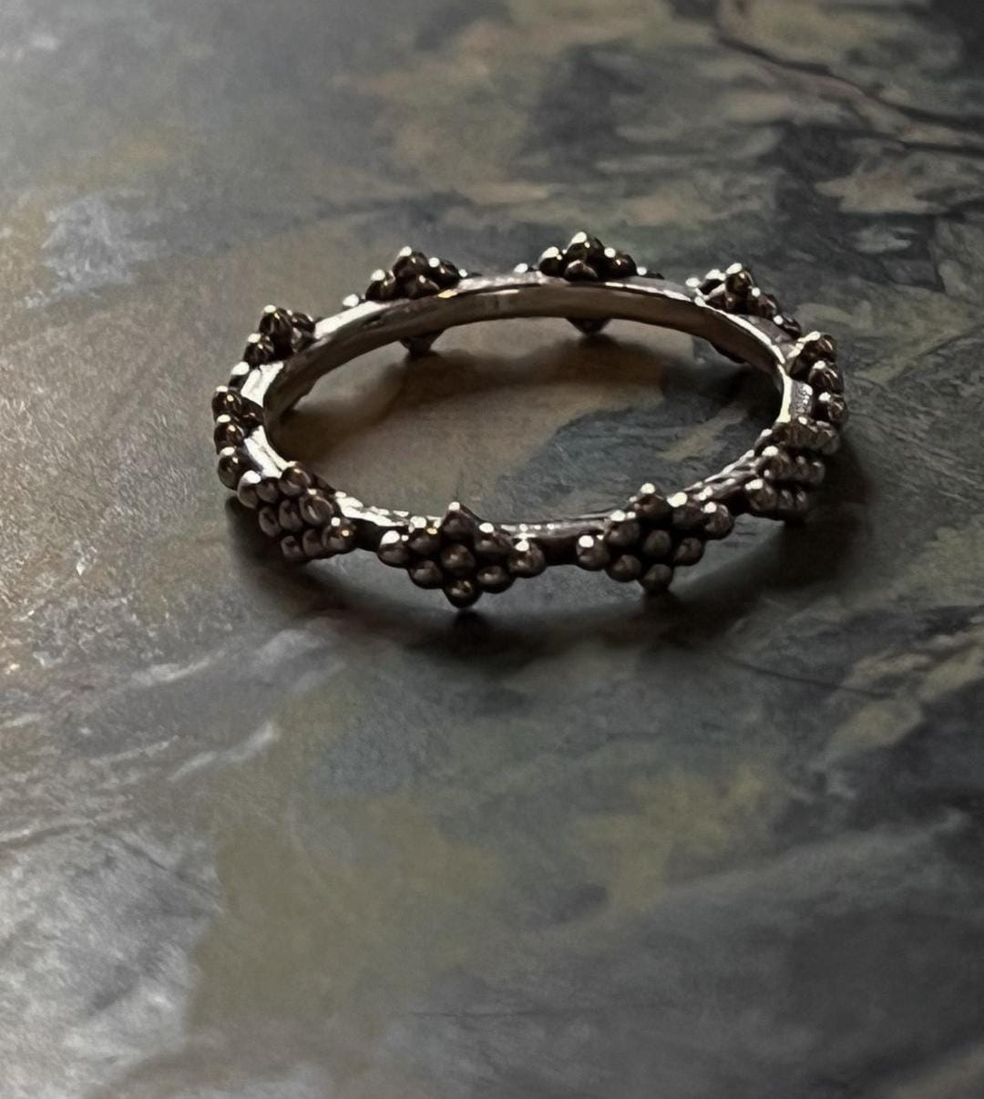 Sterling Silver Raavy Tribal Ring Stack