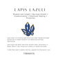 Lapis crystal for healing properties