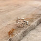 Willow Leafy Adjustable 925 Sterling Silver Ring