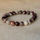 Natural Crystal AA Pink Tourmaline 8mm Bracelet
