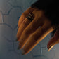 925 Sterling Silver Draped Textured Band Ring