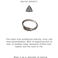 925 Sterling Silver Small Boho Trinity Knot Ring