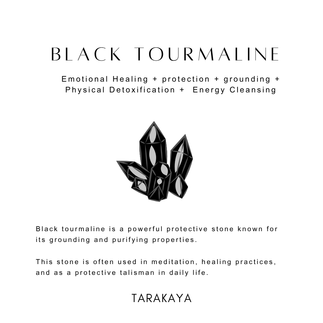 Black Tourmaline, Apatite & Moonstone 925 Sterling Silver Necklace
