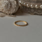 Gold Vermeil Large Dot Stackable Ring