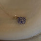 925 Sterling Silver Tanzanite big Flower Statement Pendant