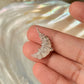 925 Sterling Silver Moonstone Moon Wire Wrapped Handcrafted Pendant