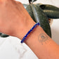 Natural Crystal Evil Eye 4mm Bracelet