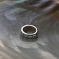 Clear Quartz Five Baguette Stone 925 Sterling Silver Ring
