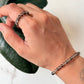 Natural Crystal Smokey Quartz 4mm Stretchy Rings