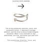 925 Sterling Silver Minimal Arrow Adjustable Ring