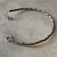 925 Sterling Silver Sun Handengraved Cylinder Hill Tribe Beads In Pure Silver Wire Handcrafted Stack Bracelet