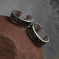 Traditional Chand Sitare silver toe rings with celestial motifs