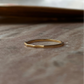 Gold Vermeil Sleek Star Hammered Stackable Ring