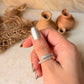 925 Sterling Silver Bohemian Hill Tribe Handcrafted Adjustable Ring