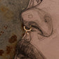 925 Sterling Silver Gold Vermeil Cz Septum Clip ons