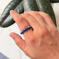 Natural Crystal Lapis Lazuli 4mm Stretchy Rings