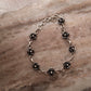 925 Sterling Silver Antique Rose Bracelet