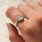 925 Sterling Silver Moonstone Solitaire ~Forest Enchantment Ring