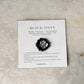 Black Onyx 4MM Crystal Stretchy Rings
