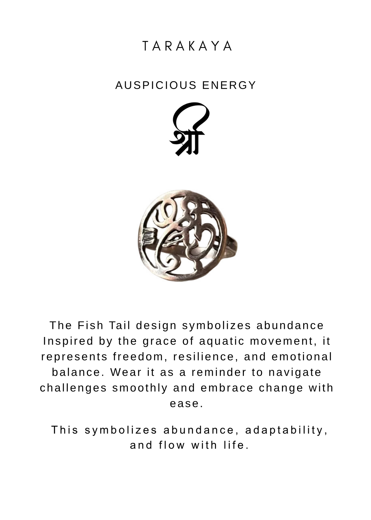 925 Sterling Silver Boho Eternal Shree Ring