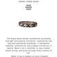 925 Sterling Silver Tribal Boho Rawa Band Ring