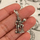 925 Sterling Silver Hanuman ji Standing With Parvat Pendant