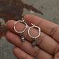925 Sterling Silver Handcrafted Rawa Hoops Mandali Earrings