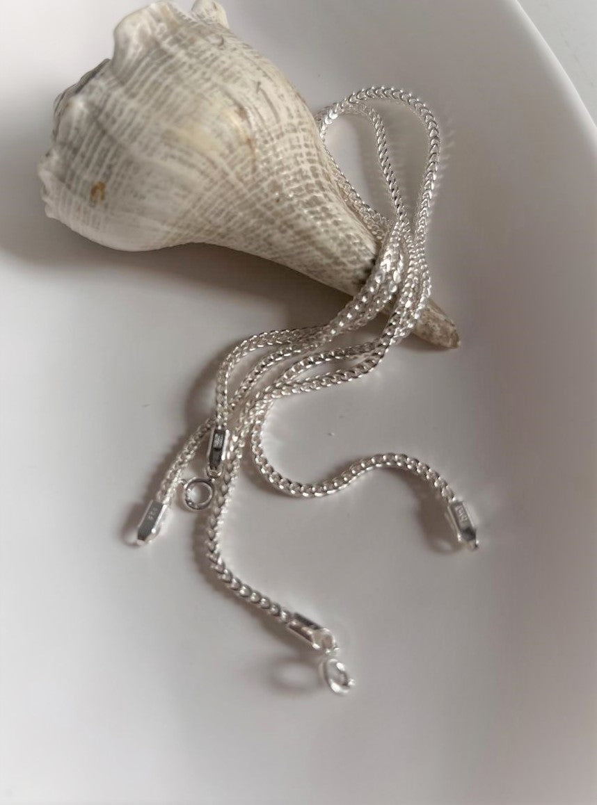 Daily Wear Fox Tail Chain Anklet in 925 Silver