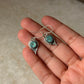 925 Sterling Silver Aqua Chalcedony Boho Rawa Earrings