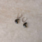 925 Sterling Silver Labradorite Moon Lever Back Earrings