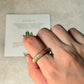 Natural Crystal Unakite Band Ring