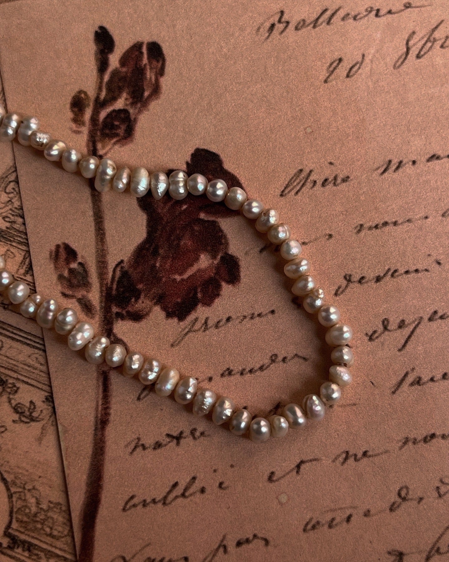 Basra Natural Freshwater Pearl Silver Bracelet