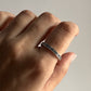925 sterling silver tribal engraved side band ring