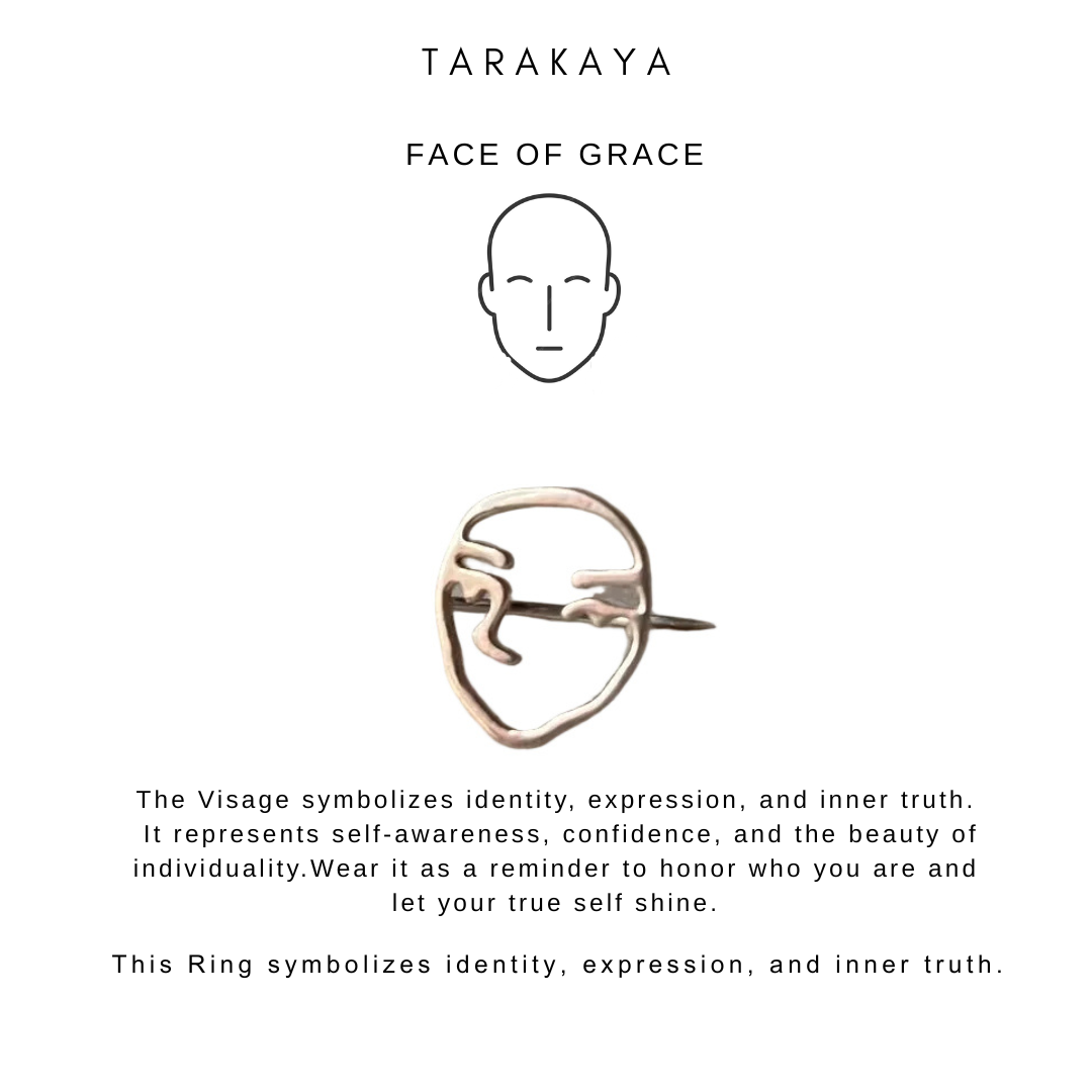 925 Sterling Silver Boho Visage Ring