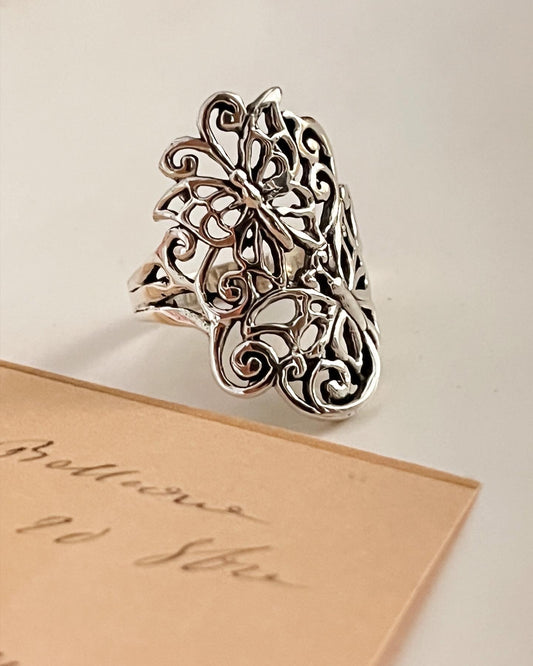 Butterflies Motif Ring