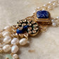 Luxury 925 Sterling Silver Gold Plated Peacock Antique Polki Gemstone Necklace