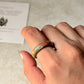 Natural Crystal Unakite Band Ring