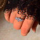 925 Sterling Silver Tanzanite Faceted Ring