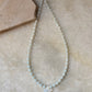 Natural Aquamarine, Shiny Pearls & Mother of Pearl Starfish 925 Sterling Silver Necklace