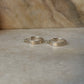 925 Sterling Silver Chunky Italian Plain Rectangular Hoops