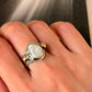 925 Sterling Silver Baroque Pearl Rustic Fusion Handcrafted Ring