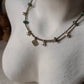 Smokey Quartz, Kingsman Turquoise & Tribal Engraved Charm - Ghungroo Charms  925 Sterling Silver Handcrafted Necklace