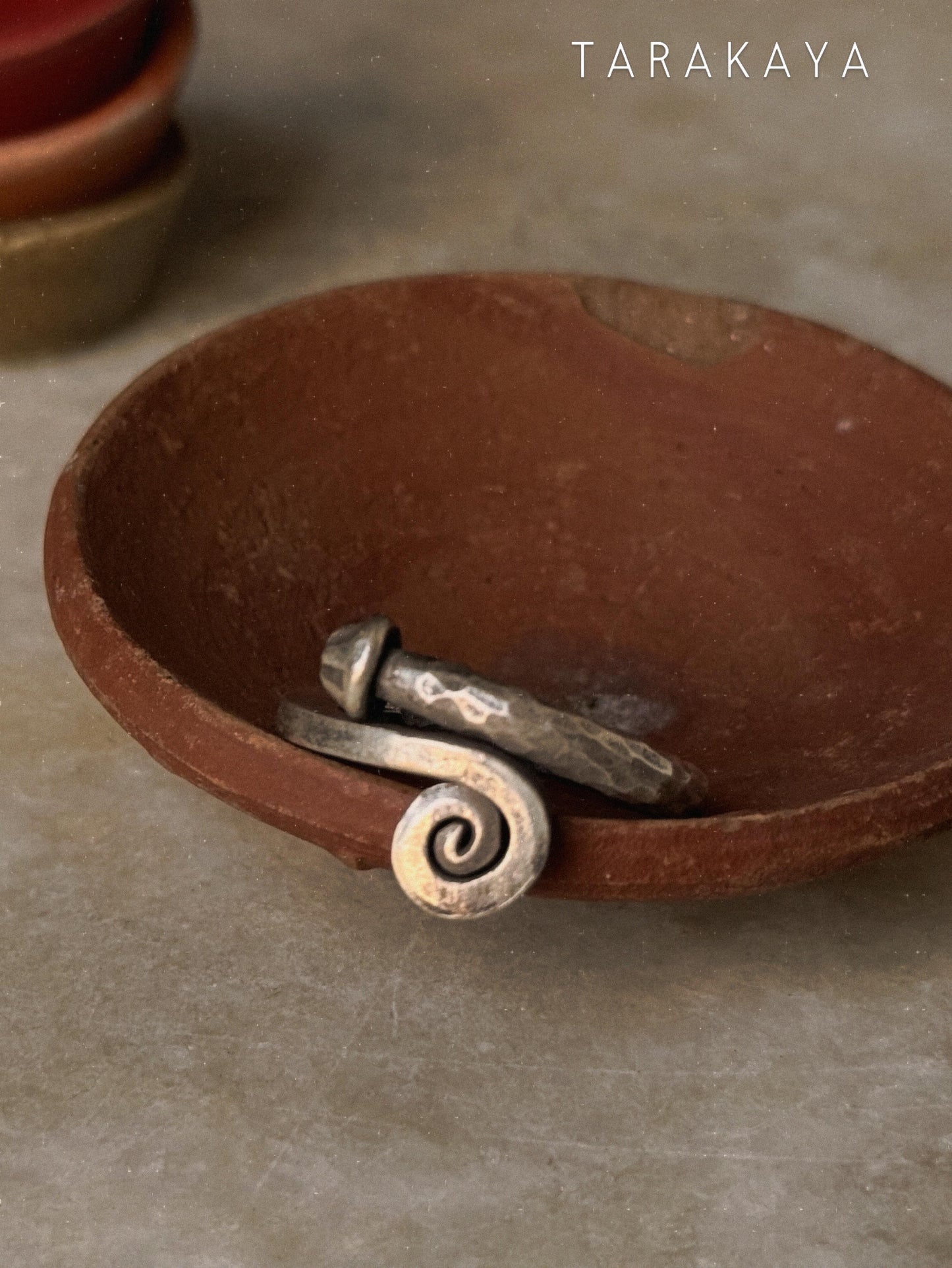925 Sterling Silver Bohemian Rustic Spiral Arrow Hill Tribe Handcrafted Adjustable Ring